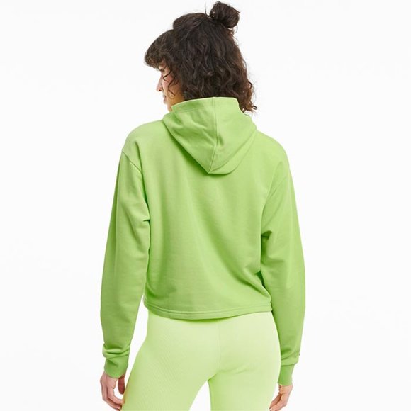 Puma Amplified Cropped Hoodie TR Sharp Green - Picture 4 of 5